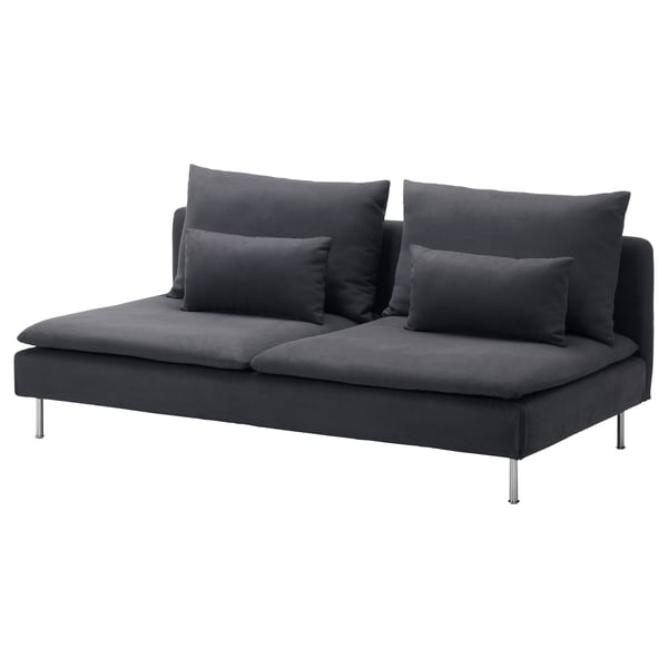 Soderhamn Sofa Section Samsta Dark Gray Ikea