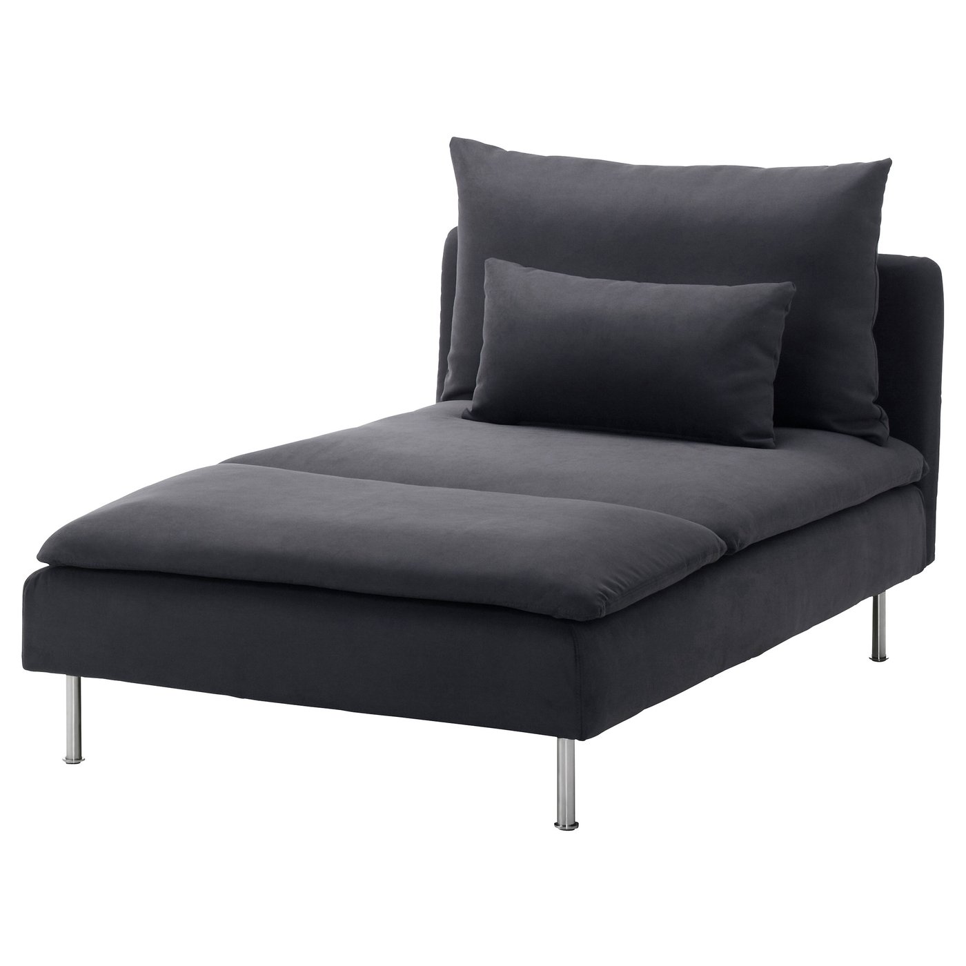 Soderhamn Chaise Samsta Dark Gray Ikea