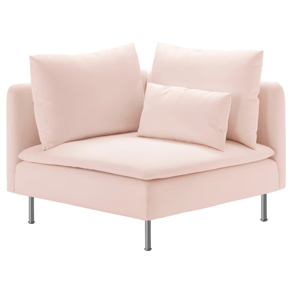 Soderhamn Corner Section Samsta Light Pink Ikea