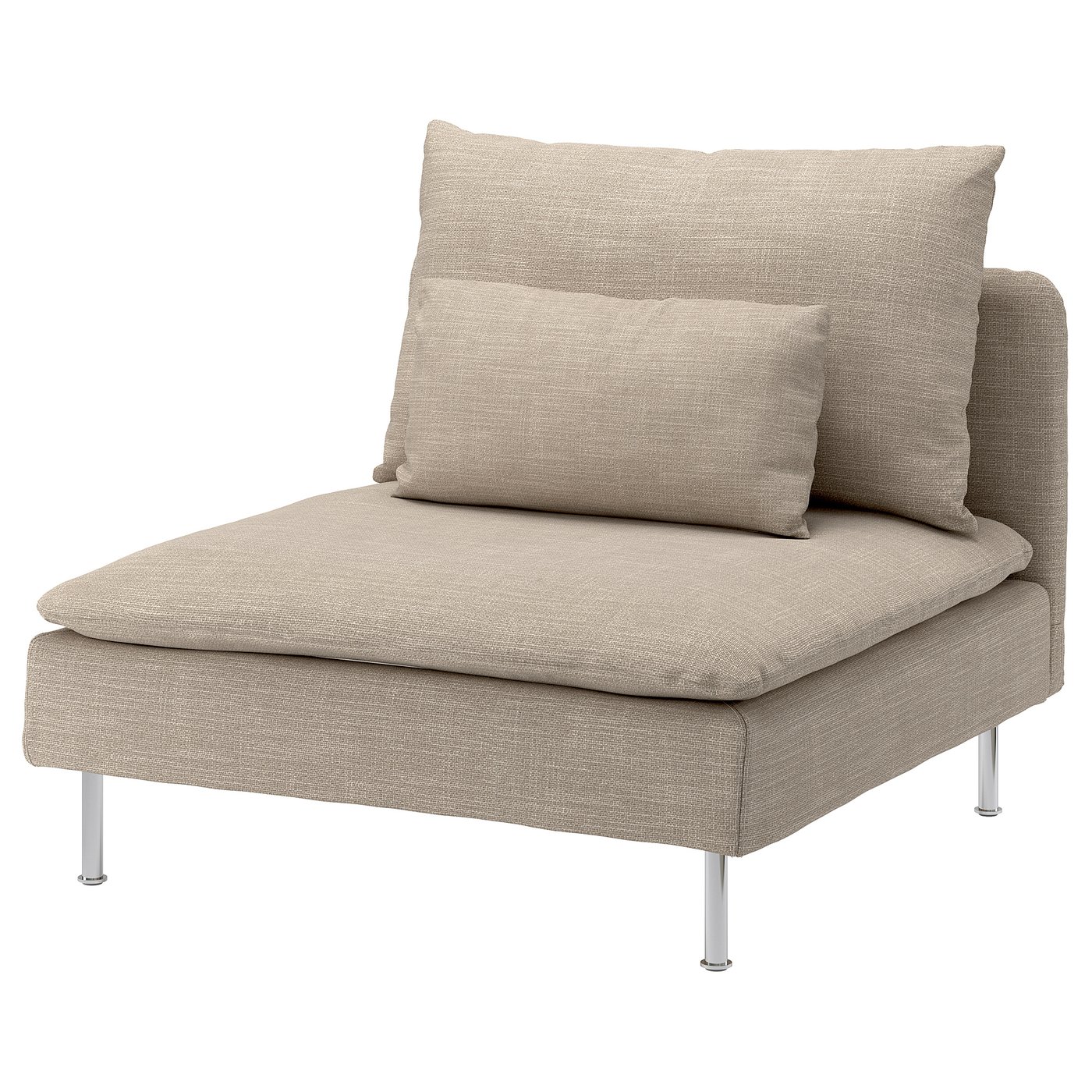 pon　IKEA Soderhamn セクション用カバー SÖDERHAMN cover for 1-seat section, Hillared beige - IKEA