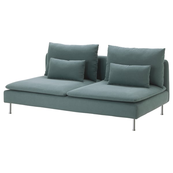 SÖDERHAMN Cover for sofa section - Finnsta turquoise - IKEA