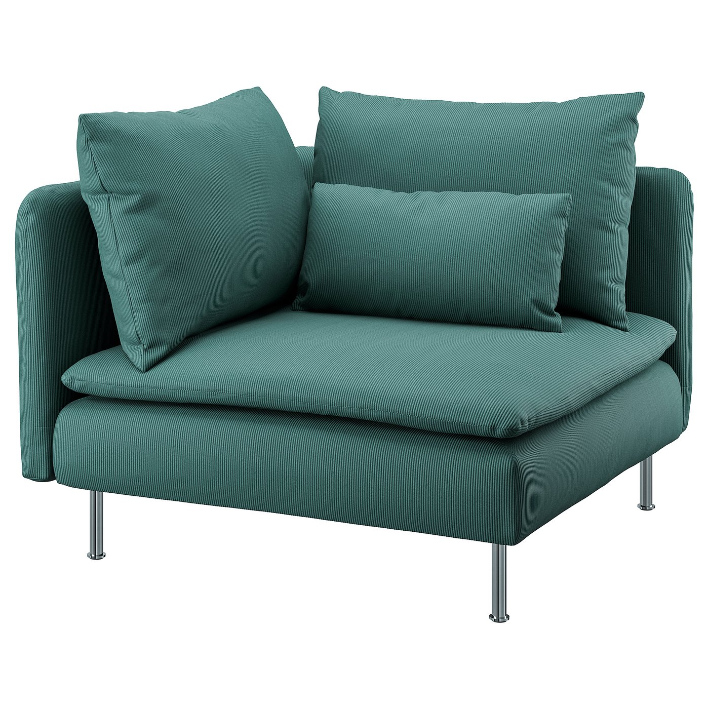 SÖDERHAMN cover for corner section, Kelinge gray-turquoise - IKEA