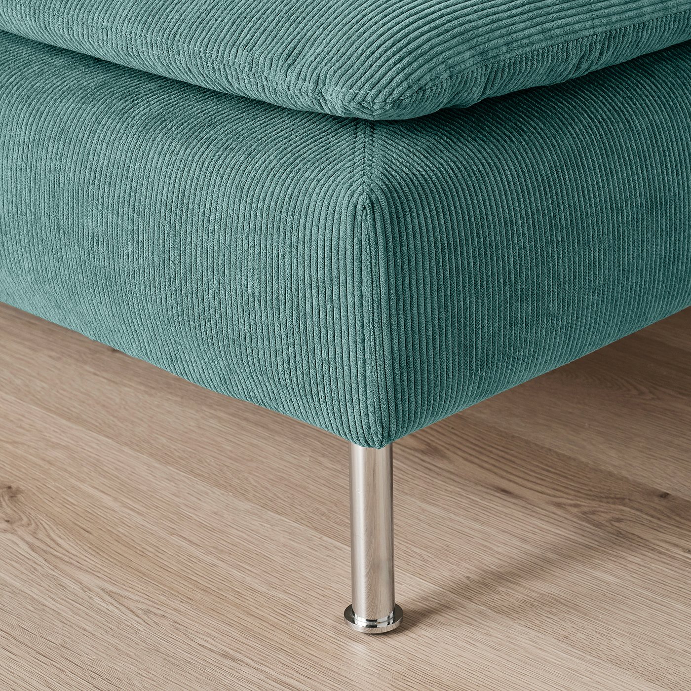 SÖDERHAMN sectional, 4-seat with chaise, Kelinge gray-turquoise - IKEA
