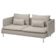 SÖDERHAMN Sofa, Fridtuna light beige