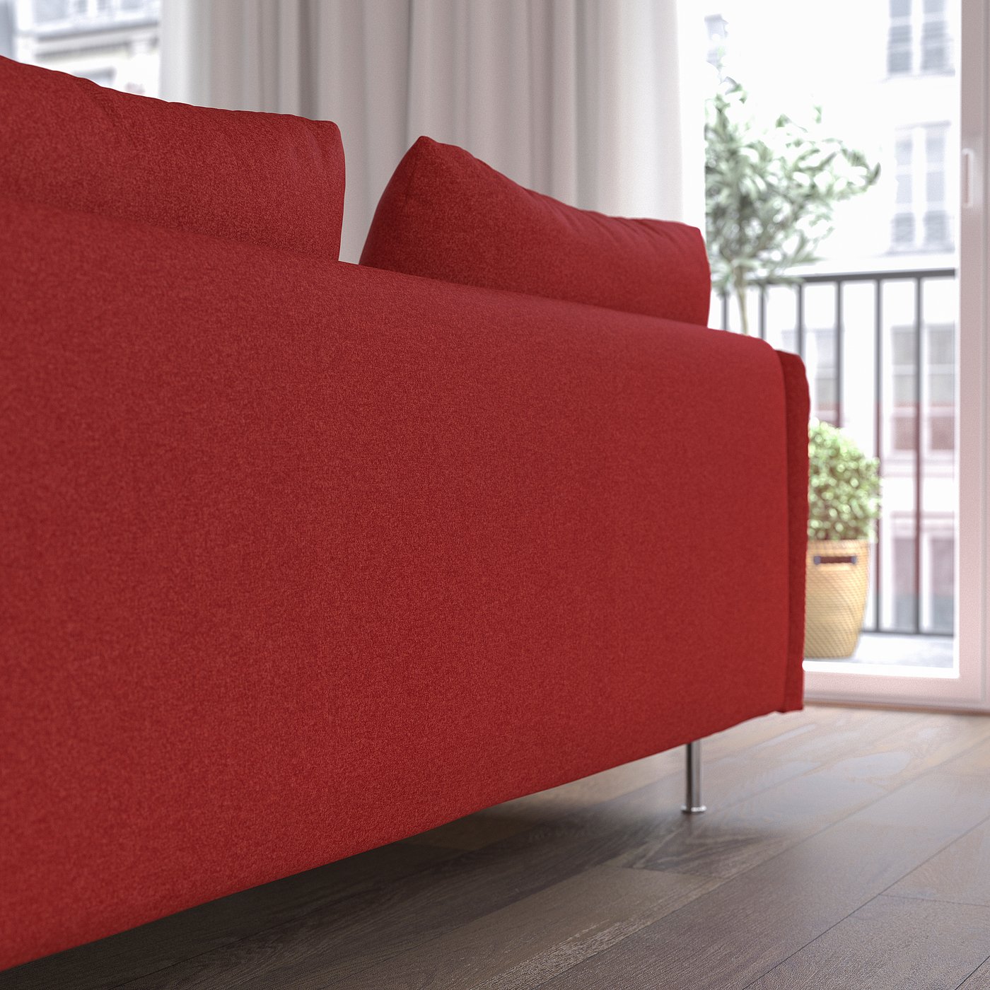 reaghide IKEA ソファ SÖDERHAMN sofa, Tonerud red - IKEA