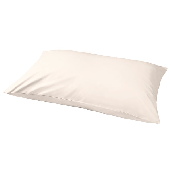 SÖMNTUTA Pillowcase, light beige, Queen IKEA
