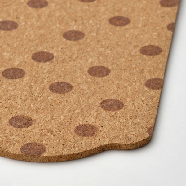 SOLABBORRE Place mat, cork/dotted, 16 ½x12 ½ - IKEA