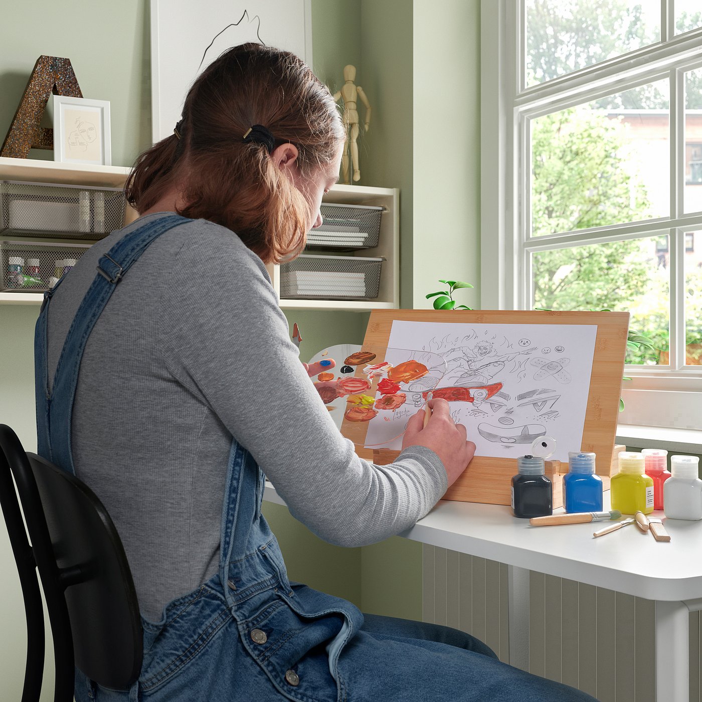 SOLFÅGEL acrylic paint, mixed colors, 13 oz - IKEA