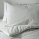 SOLFIBBLA Comforter set, gray white/stripe, Twin/Twin X-long