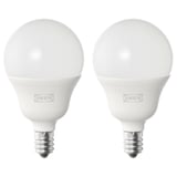 SOLHETTA LED bulb E12 450 lumen, globe opal, 5000 K