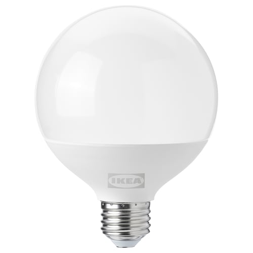 Ikea SOLHETTA led bulb - warm white, efficient, long-lasting.
