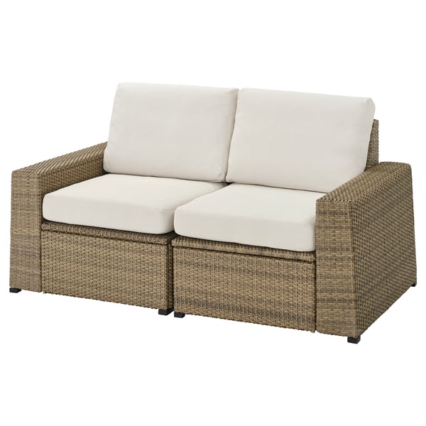 Solleron 2 Seat Modular Sofa Outdoor Brown Froson Duvholmen