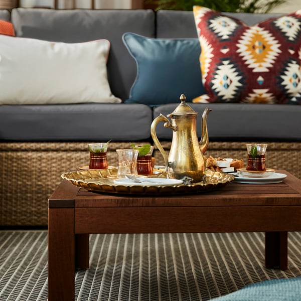 SOLLERÖN 3-seat modular sofa, outdoor - brown with ... on {keyword}