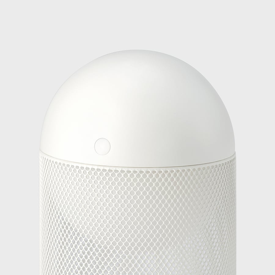SOLVINDEN LED decorative light, battery operated globe/mesh white - IKEA