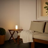 SOLVINDEN LED decorative light, table, outdoor/battery operated white, 5 3/4 "