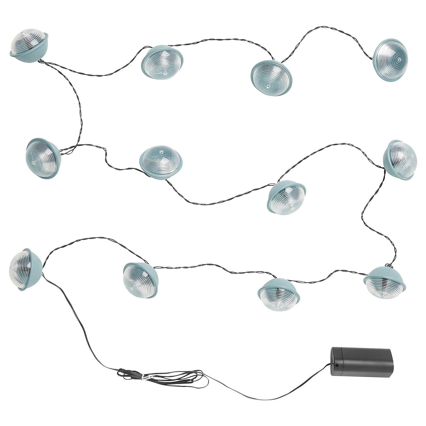 SOLVINDEN LED string light with 12 lights, battery operated outdoor