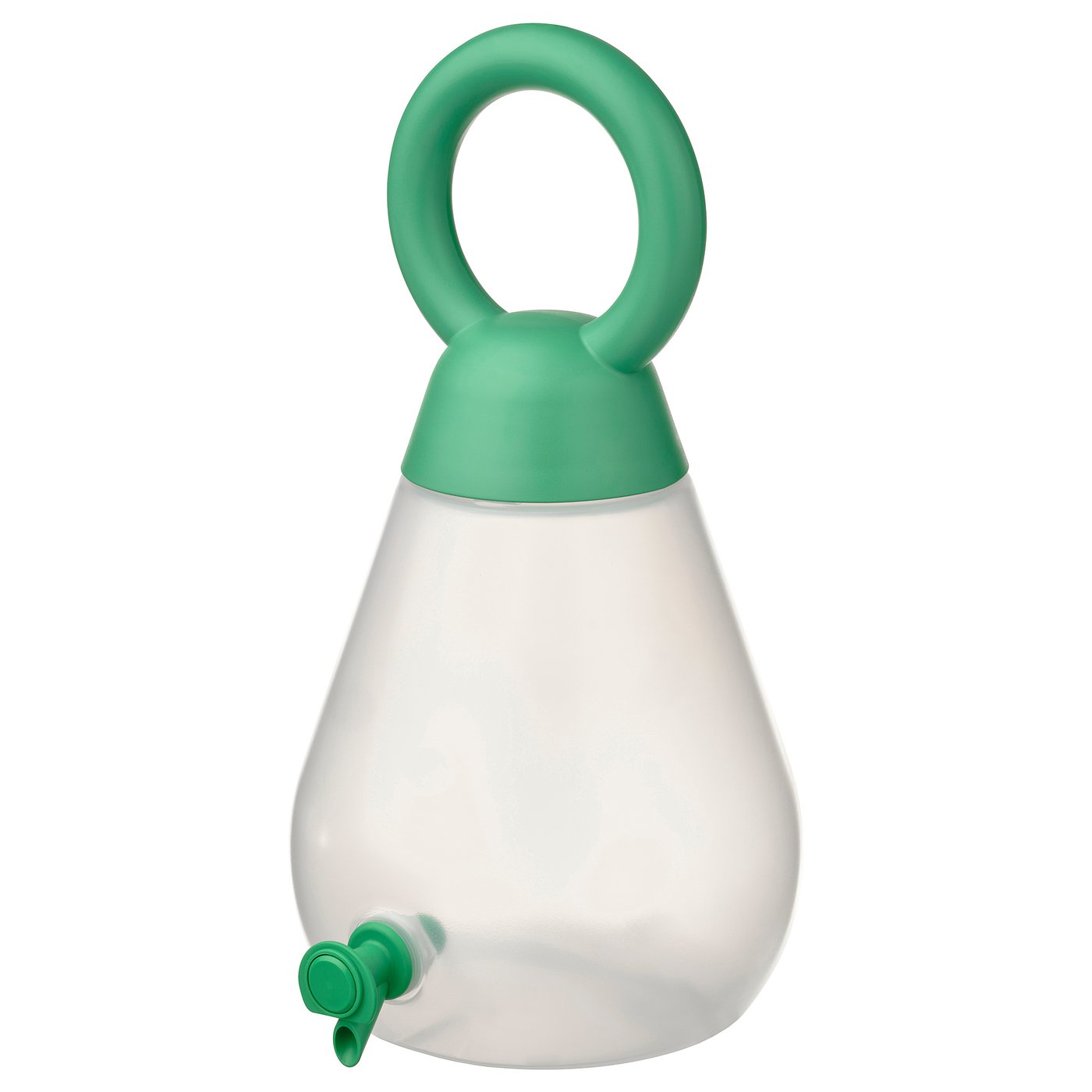 SOMMARFLOX Beverage dispenser, transparent/bright green, 4.2 qt IKEA