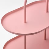 SOMMARÖGA Serving stand, two tiers, pink