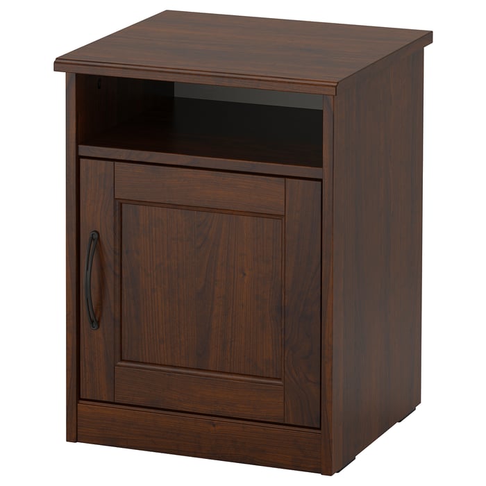 SONGESAND nightstand, brown, 161/2x153/4" IKEA