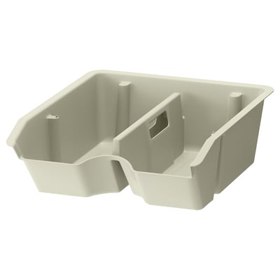 SORTERA Insert with compartments, beige, 15x17 3/4x5 1/2 "
