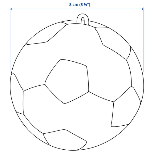 Illustration with measurements for the product: SPARKA.