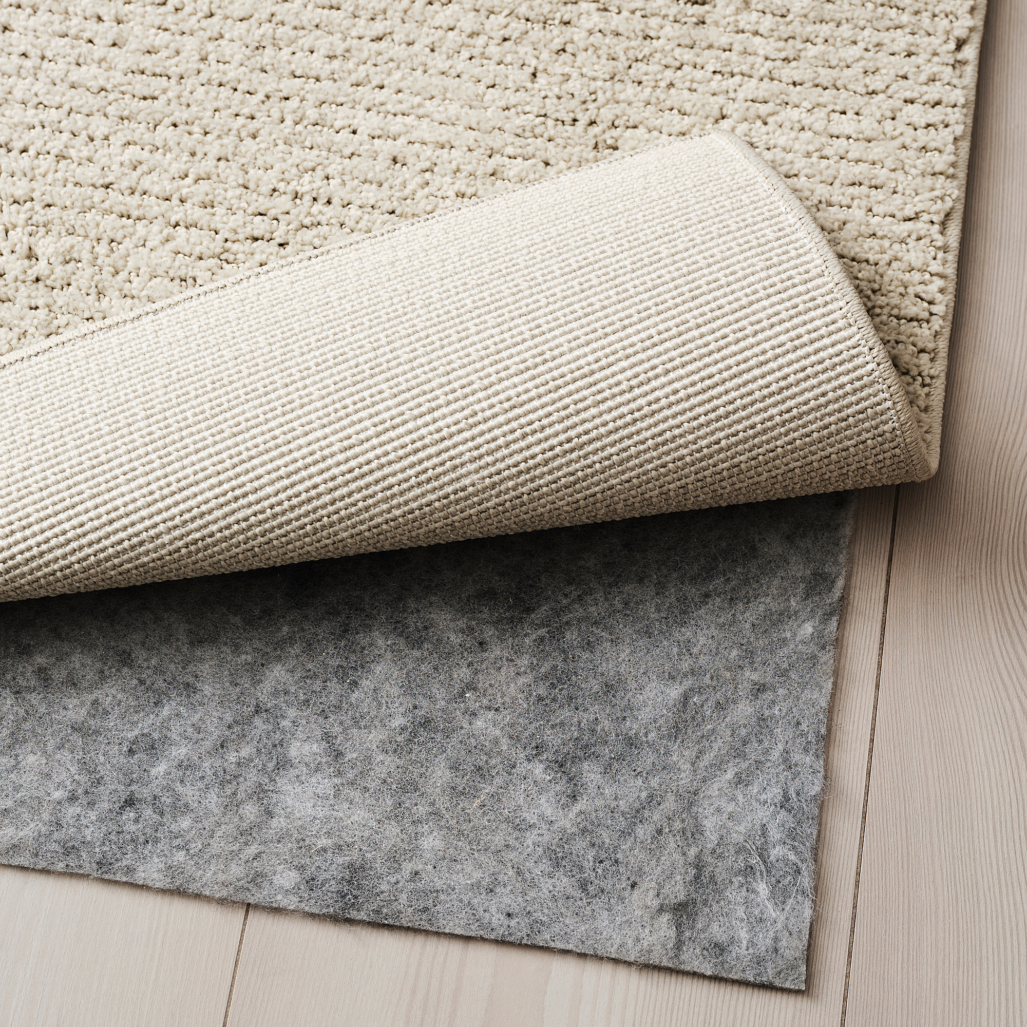 SPORUP Rug, low pile, light beige, 4 ' 4"x6 ' 5" IKEA