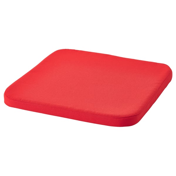 STAGGSTARR Chair pad, red, 14x14x1 - IKEA