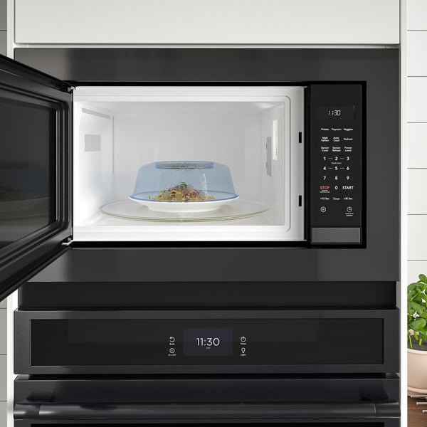 STÅNGBY builtin microwave, black Stainless steel IKEA
