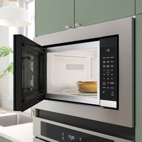 STÅNGBY builtin microwave, stainless steel color IKEA