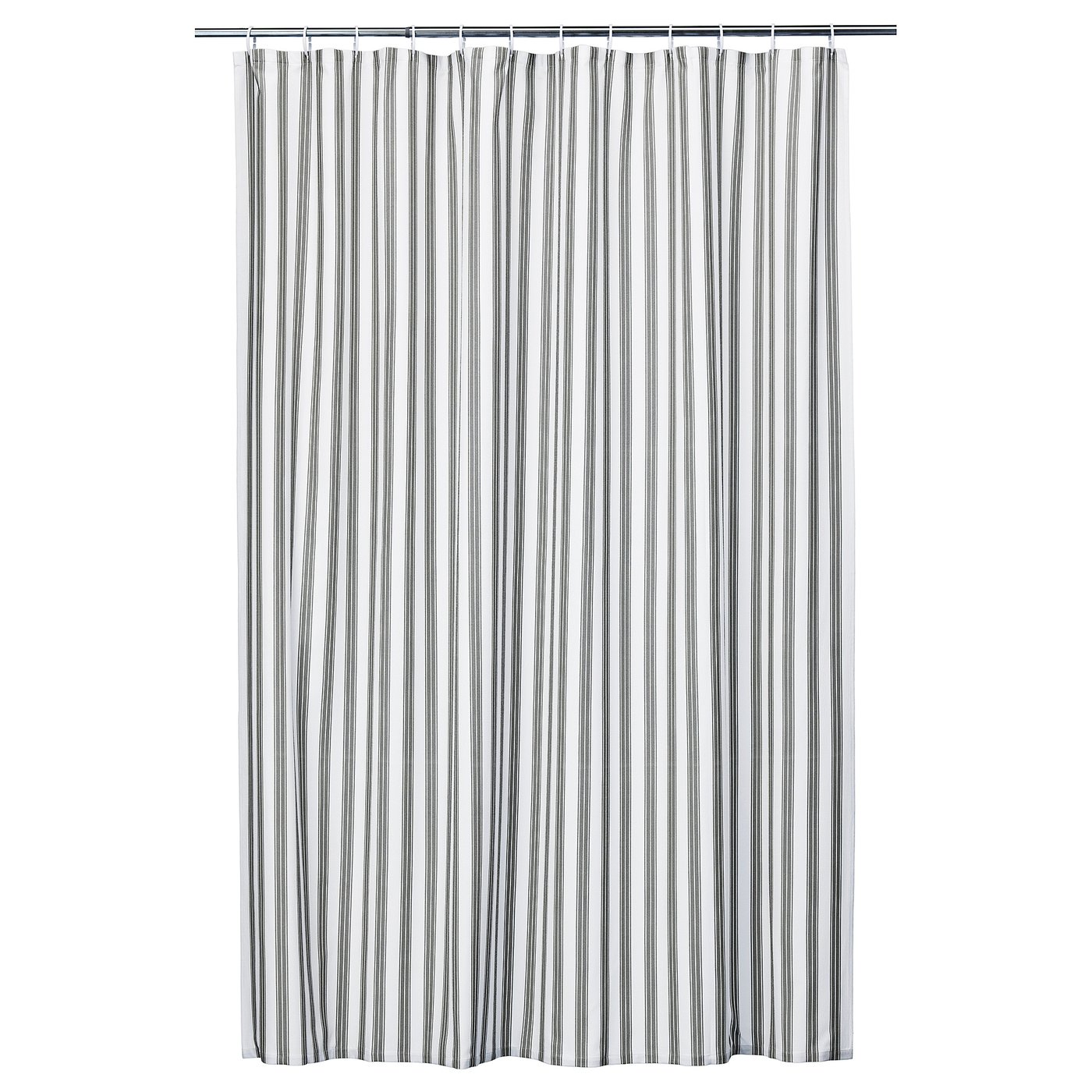 Shower Curtain, Black/White