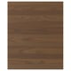 Option: STENSTA Cover panel, dark brown ash veneer, 25x30 "