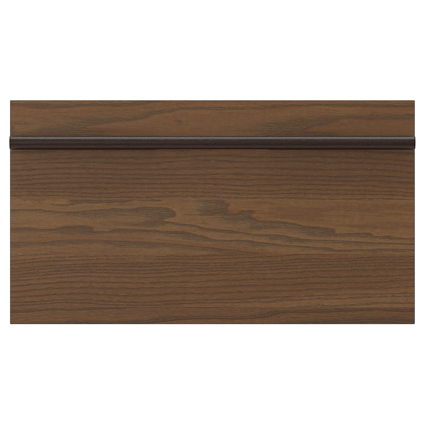 STENSTA drawer front, dark-brown ash veneer, 18x10