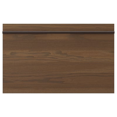 STENSTA Drawer front, dark brown ash veneer, 24x15 "