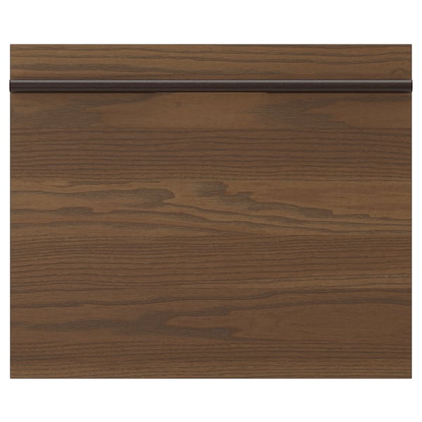 STENSTA Drawer front, dark brown ash veneer, 18x15 "