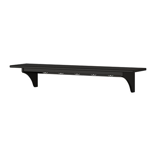 STENSTORP Wall shelf blackbrown, 47 1/4 " IKEA
