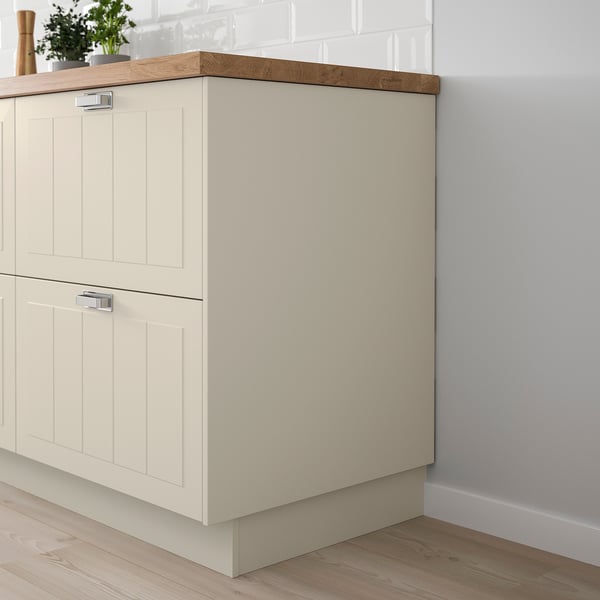 STENSUND Cover panel, beige, 25x80 "