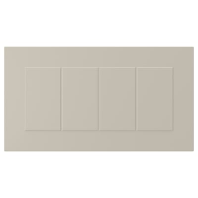 STENSUND Drawer front, beige, 18x10 "
