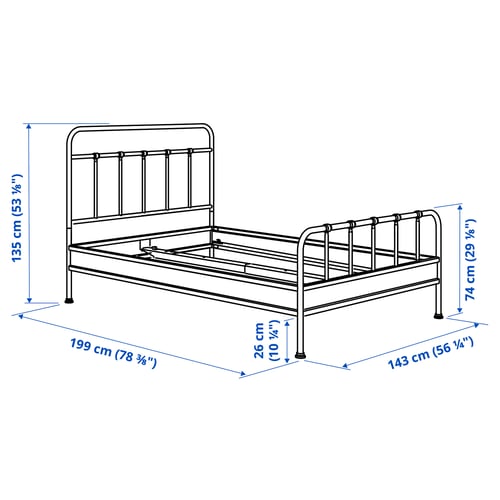 Illustration with measurements for the product: STJÄRNÖ.