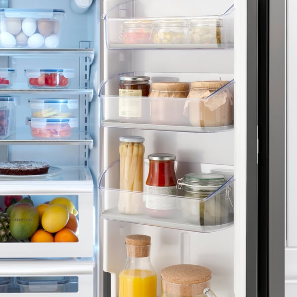 Stjarnstatus French Door Refrigerator Black Stainless Steel Ikea