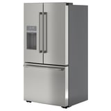 STJÄRNSTATUS French door refrigerator, stainless steel color/counter-depth, 22.6 cu.ft