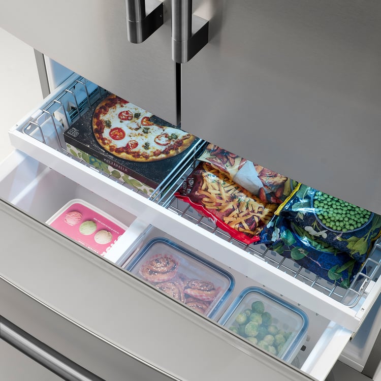 STJÄRNSTATUS French door refrigerator, Stainless steel, 21.6 cu.ft IKEA