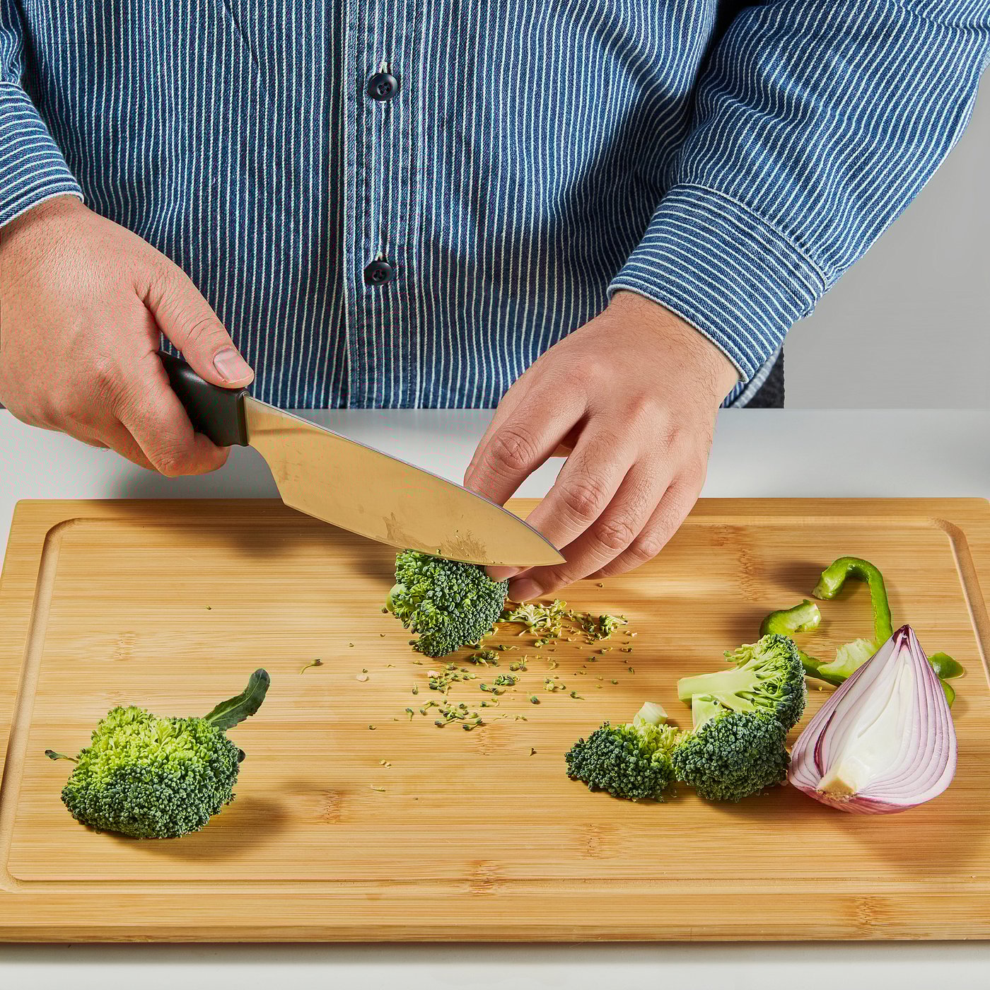 Chef's knife, stainless steel/dark gray 3