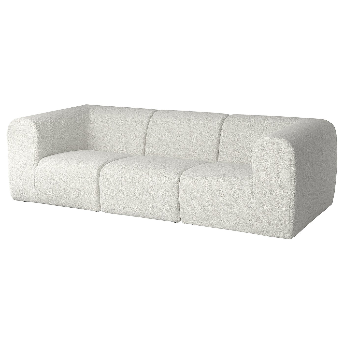 STOCKHOLM 2025 3-seat sofa, Djurmo gray/white - IKEA