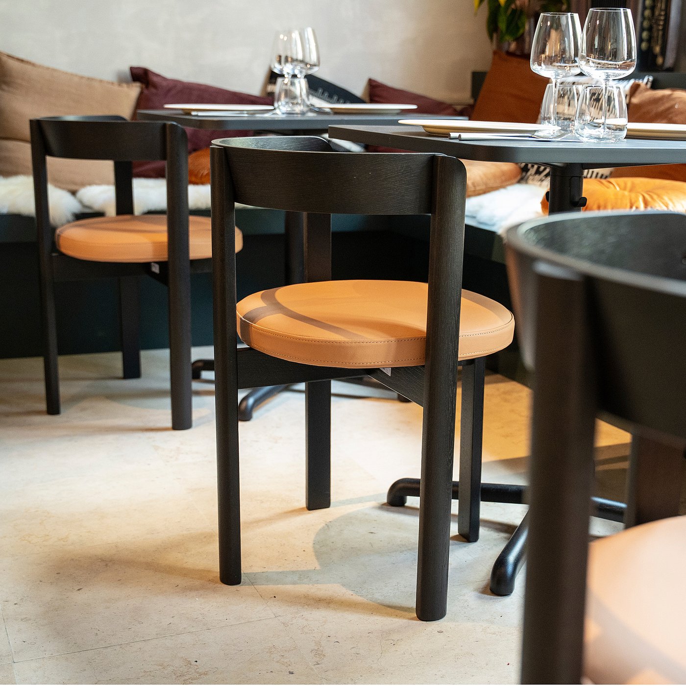 STOCKHOLM 2025 chair, dark brown/leather - IKEA