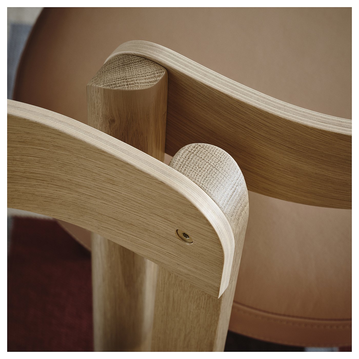 STOCKHOLM 2025 chair, oak/leather - IKEA