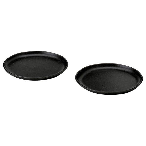 STOCKHOLM 2025 Side plate, black, 7 "