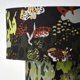 STOCKHOLM 2025 Table lamp, black multicolor/textile, 14 "
