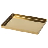 STOCKHOLM 2025 Tray, brass color, 11x8 "