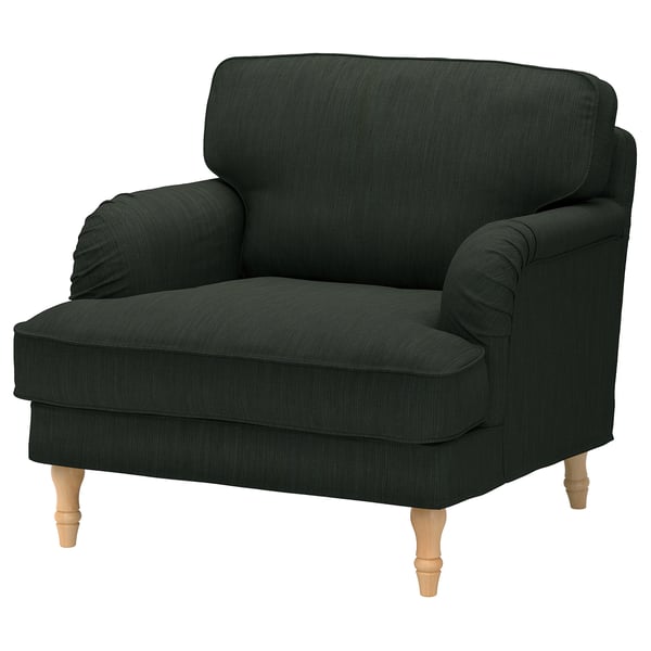 STOCKSUND Cover for armchair, Nolhaga dark green IKEA