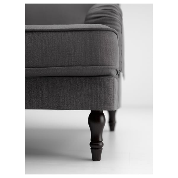 STOCKSUND Legs for armchair/sofas, black IKEA